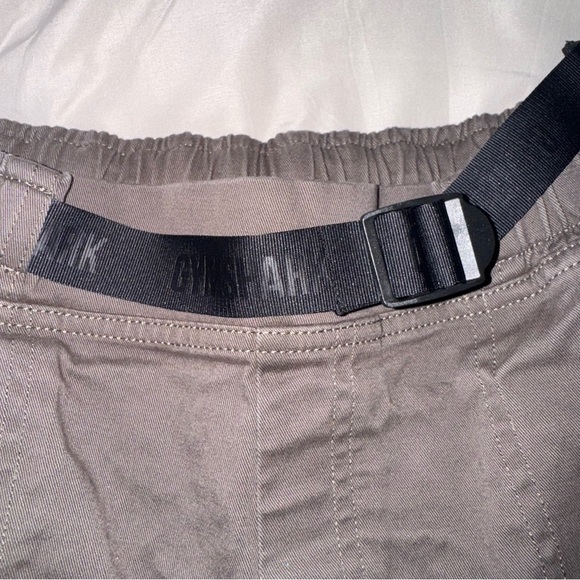 GYMSHARK Men’s Rest Day Woven Shorts Small Brown Belted Casual Fitness Style - Picture 5 of 12